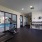 Gym with workout equipment