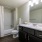 Styled bathroom with bathtub