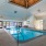 Indoor pool with furniture
