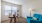 Styled bedroom with desk