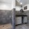 Pet spa with tile